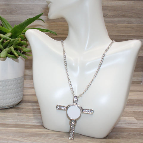 Collar Cruz en Metal