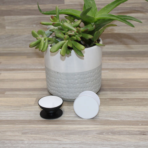 Pop Socket para celulares blanco o negros sencillo o en docenas